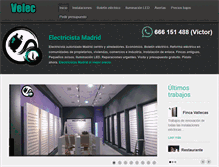 Tablet Screenshot of electricistamadridcentro.com